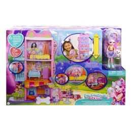 Mattel Lalka Enchantimals Miejski domek z kawiarenka Zestaw HHC18