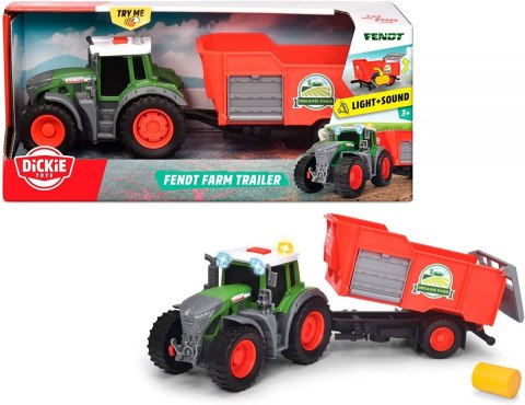 Dickie Traktor z przyczepą FARM 26 cm