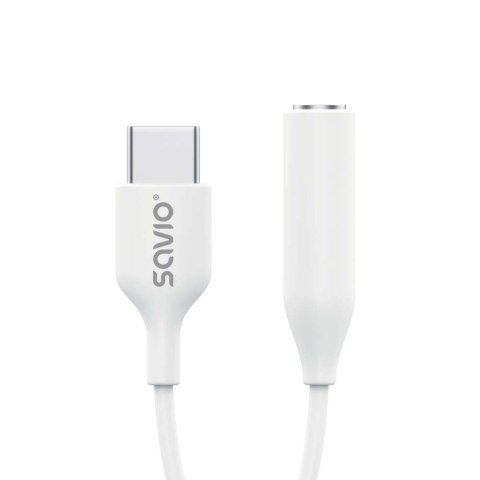 Savio Adapter USB-C - Mini Jack 3,5 mm, Samsung, AK-52