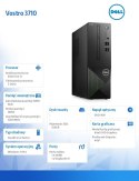 Dell Komputer Vostro 3710 SFF Win11Pro i3-12100/8GB/256GB SSD/Intel UHD 730/DVD RW/WLAN + BT/Kb/Mouse/3YPS