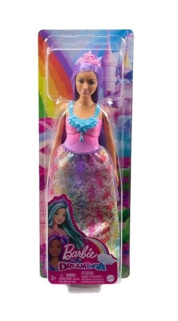 Mattel Lalka Barbie Dreamtopia fioletowe włosy