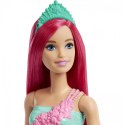 Mattel Lalka Barbie Dreamtopia malinowe włosy