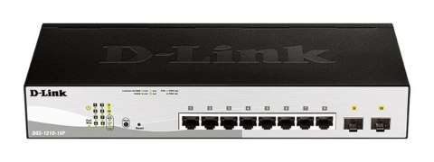 D-Link Przełącznik DGS-1210-10P Switch 8GE PoE 2SFP