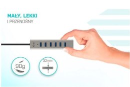 I-tec Hub USB-C Charging Metal HUB 7 Port