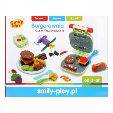 Smily Play Masa plastyczna Ciasto-masa Burgerownia