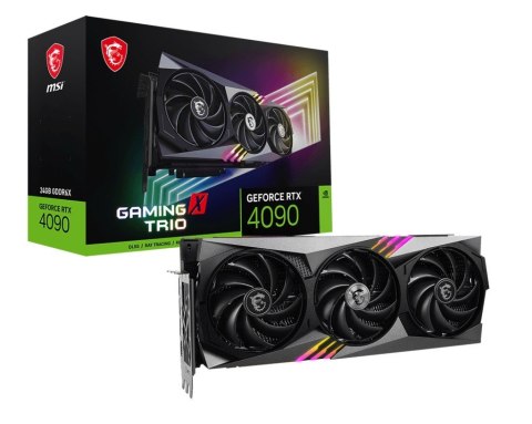 MSI Karta graficzna GeForce RTX 4090 GAMING X TRIO 24G GDDR6X 384bit 3DP/HDMI