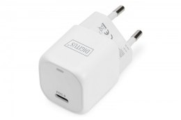 Digitus Ładowarka sieciowa mini zasilacz 1x USB-C PD 3.0 20W Biała