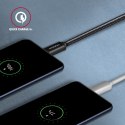 AXAGON BUCM3-CM20AB Kabel USB-C - USB-C 3.2 Gen 1, 2m, PD 60W, 3A, ALU, oplot, czarny