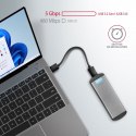 AXAGON EEM2-SA Obudowa zewnętrzna aluminiowa bezśrubowa USB 3.2 GEN 1 M.2 SATA SSD