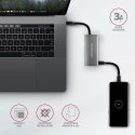 AXAGON HMC-4G2 Hub 2x USB-A + 2x USB-C, USB-C 3.2 Gen 2 10Gbps hub, 13cm USB-C kabel