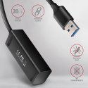 AXAGON HUE-M1A Hub 4-portowy Mini metalowy USB 3.2 Gen 1, 20cm USB-A kabel