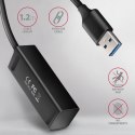 AXAGON HUE-M1AL Hub 4-portowy Mini metalowy USB 3.2 Gen 1, 1.2m USB-A kabel