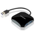 AXAGON HUE-S1B Hub 4-portowy USB 3.2 Gen 1, 16cm kabel