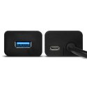 AXAGON HUE-S2BP Hub 4-portowy USB 3.2 Gen 1 charging hub 1.2m kabel, AC adapter