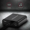 AXAGON RVH-VGAN Adapter aktywny HDMI -> VGA FullHD, wyjście audio, micro USB złącze zasilania