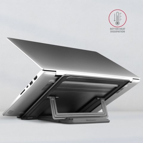 AXAGON STND-L Podstawka do laptopów aluminiowa 10-16", 4 regulowane kąty nachylenia