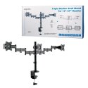 LogiLink Uchwyt na 3 monitory, 13-27 cali, max. 3x8kg.