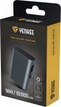 YENKEE Powerbank YPB 1180GY 10000mAh, Li-ion 18W