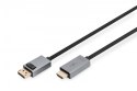 Digitus Kabel adapter DisplayPort - HDMI 4K 30Hz DP/HDMI M/M 1,8m