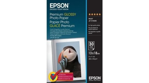 Epson Papier Premium Glossy Photo 255g/m2 30 arkuszy 13x18cm