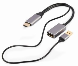 Gembird Adapter HDMI do DP 4K 60Hz USB-A powered