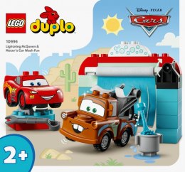 LEGO Klocki DUPLO 10996 Disney and Pixars Cars Zygzak McQueen i Złomek - myjnia