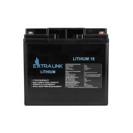 Extralink Akumulator LiFePO4 18AH 12.8V BMS EX.30417