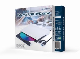 Gembird Napęd DVD na USB zewnętrzny DVD-USB-03-BW czarno-biały