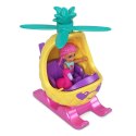 Mattel Figurki Polly Pocket Pollyville Helikopter Ananas