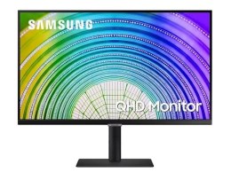 Samsung Monitor 27 cali ViewFinity S60UA IPS 2560x1440 WQHD 16:9 1xHDMI 2xDP(In+Out) 1xUSB-C 90W 3xUSB 3.0 LAN 5ms PinP/PbyP 75Hz HAS+PI