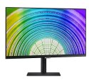 Samsung Monitor 27 cali ViewFinity S60UA IPS 2560x1440 WQHD 16:9 1xHDMI 2xDP(In+Out) 1xUSB-C 90W 3xUSB 3.0 LAN 5ms PinP/PbyP 75Hz HAS+PI