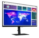 Samsung Monitor 27 cali ViewFinity S60UA IPS 2560x1440 WQHD 16:9 1xHDMI 2xDP(In+Out) 1xUSB-C 90W 3xUSB 3.0 LAN 5ms PinP/PbyP 75Hz HAS+PI