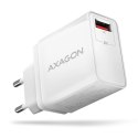 AXAGON ACU-QC19W Ładowarka sieciowa QC 19W, 1x port USB-A, QC3.AFC/FCP/SMART, Biała