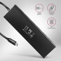 AXAGON HUE-F7C Hub 7-portowy USB-C 3.2 Gen 1 ALU FLAT micro USB, 30cm USB-C kabel