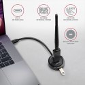 AXAGON HUE-P1C Hub 4-portowy USB-C 3.2 Gen 1 ROUND, micro USB, 30cm USB-C kabel