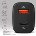 AXAGON PWC-PQ38 Ładowarka samochodowa PD & QUICK 38W, 2x port (USB-A + USB-C), PD3.0/QC3.0/AFC/FCP/Apple