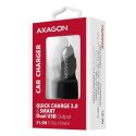 AXAGON PWC-QC5 Ładowarka samochodowa QUICK SMART 31.5W, 2x port QC3.0/AFC/FCP + 5V-2.6A