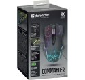 Defender Mysz gamingowa bezprzewodowa Commander GM-511 1600 DPI 7P