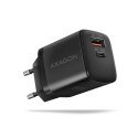 AXAGON ACU-PQ30 Ładowarka sieciowa, PD & QC 30W, QC3.0,4.0/AFC/FCP/PPS/Apple, Czarna