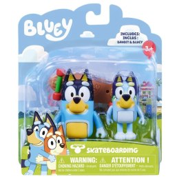 Tm Toys Bluey Figurki 2pak Jazda na deskorolce