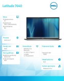 Dell Notebook Latitude 7640 Win11Pro i7-1355U/16GB/512GB SSD/16.0 FHD/Intel Iris Xe/ThBlt & FgrPr & SmtCd/FHD/IR Cam/Mic/WLAN + BT/Ba