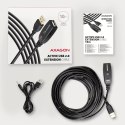 AXAGON ADR-210 USB 2.0 A-M -> A-F aktywny kabel przedłużacz/wzmacniacz 10m