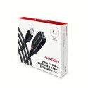 AXAGON ADR-305 USB 3.0 A-M -> A-F aktywny kabel przedłużacz/wzmacniacz 5m