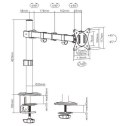 Gembird Ramię dla monitora biurkowe (regulowane), 17 cali -32 cale, do 9 kg