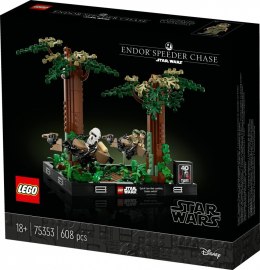 LEGO Star Wars 75353 Diorama: Pościg na ścigaczu przez Endor