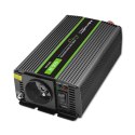 Qoltec Przetwornica napięcia Monolith | 300W | 600W | 12V na 230V | Czysty Sinus