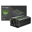 Qoltec Przetwornica napięcia Monolith | 300W | 600W | 12V na 230V | Czysty Sinus