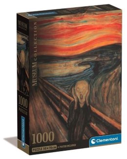 Clementoni Puzzle 1000 elementów Compact Museum Lurlo Di Munch