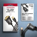 AXAGON ADS-1PQN Adapter USB 2.0 > RS-232 Port szeregowy, 1,5m kabel, chip FTDI