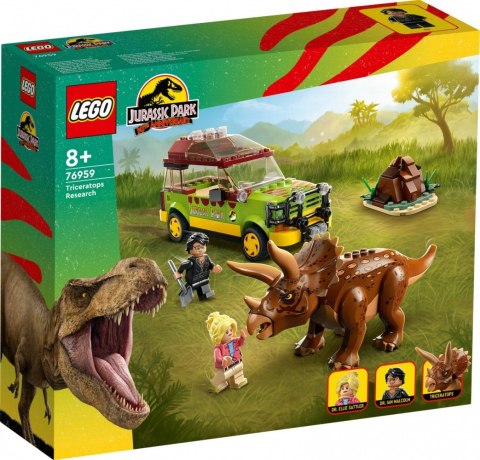 LEGO Klocki Jurassic World 76959 Badanie triceratopsa